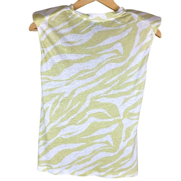 Sen Padded Shoulder Tee Tank Small - Picture 2 of 8